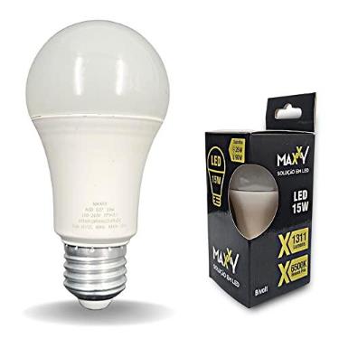Imagem de Lâmpada LED Bulbo 15W Frio 6500k Bivolt Formato Pera E27 1ª Linha