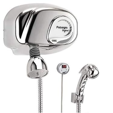 Imagem de Ducha Com Pressurizador Potenza Flex Digital Cardal Cromado Pequeno