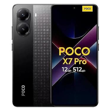 Imagem de Smartphone Xiaomi Poco X7 Pro 5G NFC Preto Black 512GB ROM 12GB [2412DPC0AG]