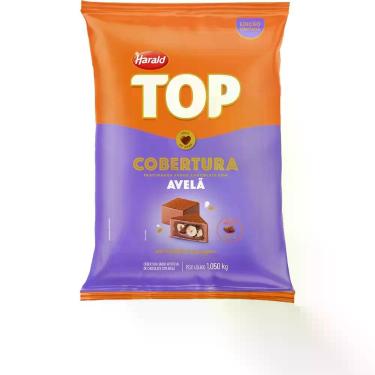 Imagem de Cobertura em Gotas Sabor Avelã - Top - 1,010kg - 01 Unidade - Harald -