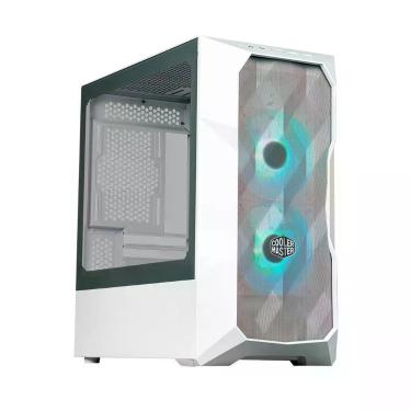 Imagem de Gabinete Gamer TD300-WGNN-S00 Mini Tower Mini ITX e Micro ATX Vidro Temperado com Ventoinhas Sickleflow PWM ARGB Branco