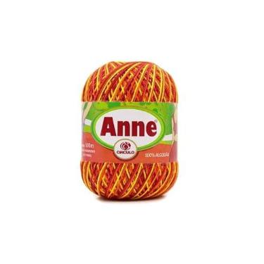 Imagem de Linha De Crochê E Tricô - Anne 500 - Cores Mesclas - 500 Metros - 100% Algodão - Círculo