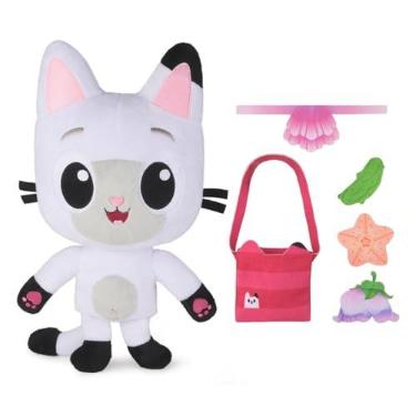 Imagem de SUNNY, Gabby's Dollhouse: O Filme, Pelúcia, Pandy Paws, Com 20 Sons