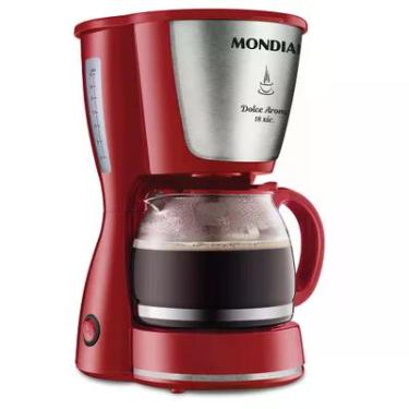 Imagem de Cafeteira Mondial Dolce Aroma, 18 Xícaras, 110V, Vermelho - C3518X