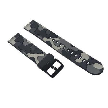Imagem de Pulseira camuflada 20mm compatível com Galaxy Watch 6 Classic 47mm ou 