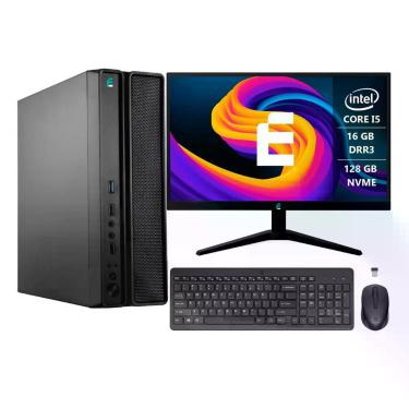 Imagem de PC Completo eFacini Prime i5 4ª Ger, 16GB, SSD 128GB, WiFi 6, BT 5.3,