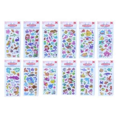 Imagem de Adesivos Decorados 10X24CM. OCEN KIDS Cart.sortid PCT.C/24 - Make+