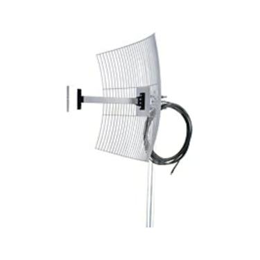 Imagem de Antena Parabólica Aquário MM-2420F10 para Redes Wi-Fi 2.4GHz 20dBi com Cabo RGC 58 de 10m e Conector SMA Macho RP