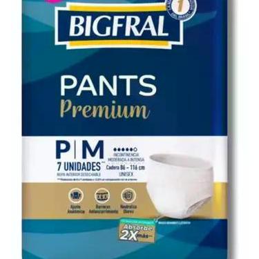 Imagem de Fralda Bigfral Pants Derma Plus Premium Roupa Íntima -, Pequeno (P) Mé