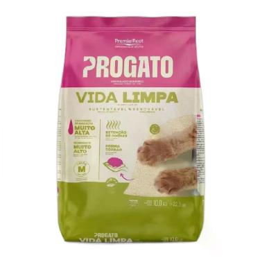 Imagem de Progato granulado higienico vida limpa graos medios 10 kg