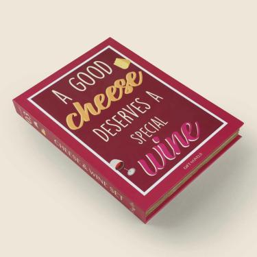 Imagem de Kit para Queijo 4 Peças com Estojo Decorativo Rosa – A\CASA