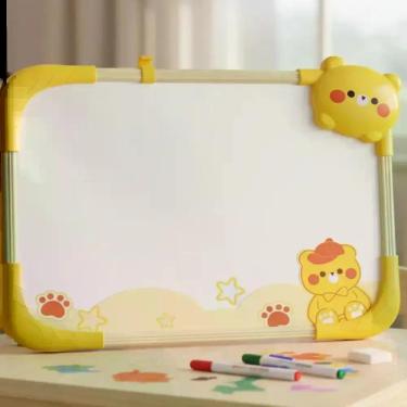 Imagem de Quadro branco Pintar Desenhar Anotar recados C Canetinhas - DmToys