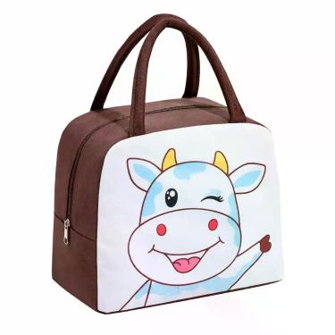 Imagem de Bolsa Térmica Infantil para Lanches e Sucos com Revestimento Laminado 