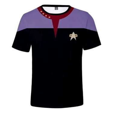 Imagem de Camiseta Unissex Star Trek Sci-Fi Com Estampa 3D Little Rocket, Moda D