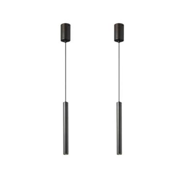 Imagem de Lustre moderno simples de latão, abajur dourado/preto, lustre de 60 polegadas, fio ajustável, luminárias suspensas, quarto, sala de estar, teto alto, luzes pendentes