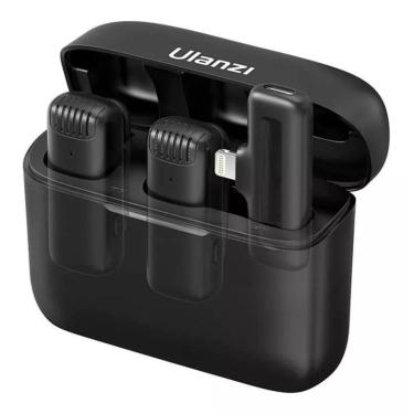 Imagem de Microfone Sem Fio Ulanzi J12 Para  iPhone iPad 2 Mics, Conector Tipo C