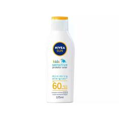 Protetor Solar Infantil Corporal Nivea FPS 60 - Sun Kids Sensitive 125