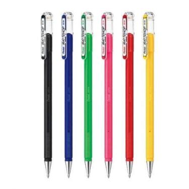 Imagem de Caneta gel 1.0mm Mattehop blister com 6 unid Cores - Pentel