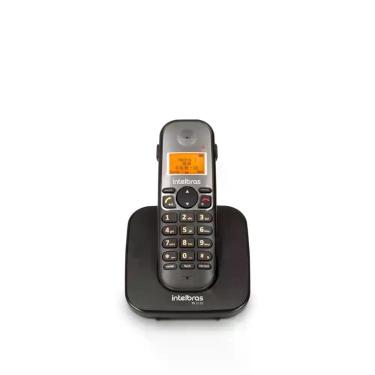 Imagem de Telefone Sem Fio TS 5122 com Ramal Incluso Preto Intelbras