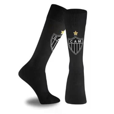Imagem de Meião Atlético MG Infantil Juvenil Futebol Salão Campo Galo - Rikam, 3