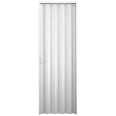 Imagem de Porta Sanfonada Interna Plasbil PVC Cinza, 210 x 80 cm