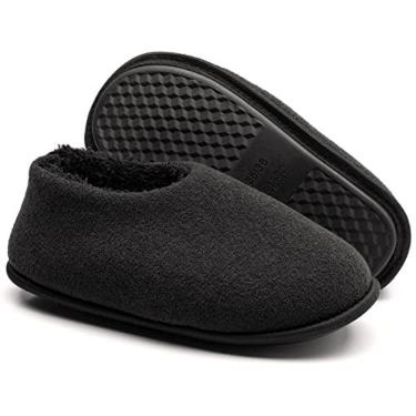 Imagem de Pantufa Feminina e Masculina Com Sola Ante Derrapante (37/38, Preto)