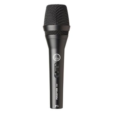 Imagem de Microfone Perception AKG P3S - Padrão Cardioide - Conector XLR  -  20000Hz - Preto - 3100H00140