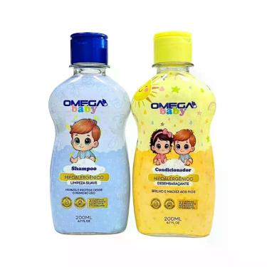 Imagem de Kit Infantil Banho Menino ou Menina Shampoo, Condicionador, Colônia, S