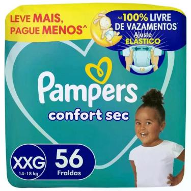 Imagem de Fralda Pampers Confort Sec Fortbag XXG com 52 unidades