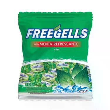 Imagem de Bala Freegells Menta Refrescante Riclan 475g