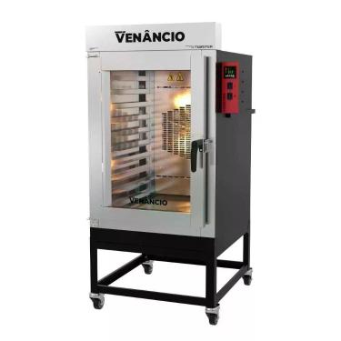 Imagem de Forno Turbo Elétrico Twister 10 Esteiras Externo Aço Carbono E Interno Aço Inox FVT10E 380V - Venâncio