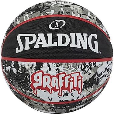 Imagem de Bola Spalding Basquete Graffiti Preta - Único - Único - Preto