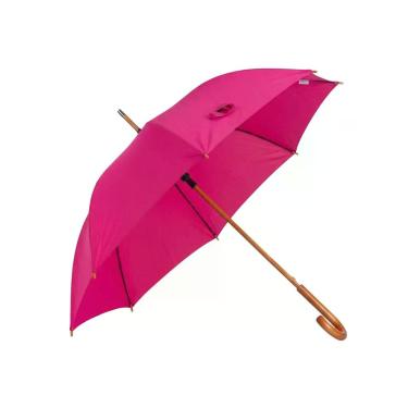 Imagem de Guarda Chuva Voyagem Bengala Cabo Madeira Resistente Tamanho Família G