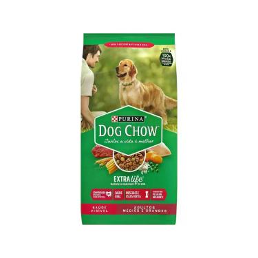 Imagem de Ração Premium para Cachorro Dog Chow - ExtraLife Adulto 20kg