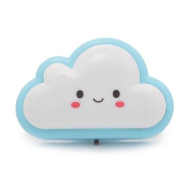 Imagem de Abajur De Tomada Infantil Quarto Luz Noturna Led Mini Nuvem - Zein Imp
