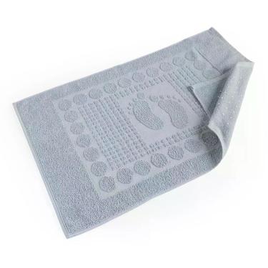 Imagem de Toalha De Piso Wave Gramatura 700g/m² Antiderrapante 01 Peça 100% Algodão - Céu Nublado