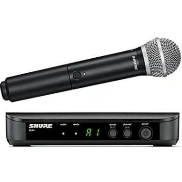 Imagem de Microfone De Mão Sem Fio Shure Blx24/pg58 Dinâmico