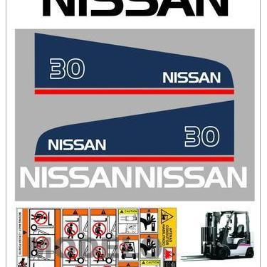 Imagem de Adesivos Empilhadeira Nissan 30 - MJS