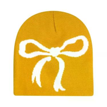 Imagem de Gorro De Lã Tricotado Estampado Y2K Unissex, Acessórios De Moda Hip Ho