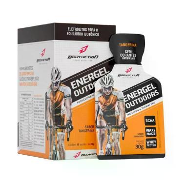 Imagem de Energel Outdoors Caixa com 10 Sachês (300g) - Sabor: Tangerina - Body 