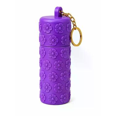 Imagem de Porta Batom Chaveiro Com Estampa Flor 3d Estojo Protetor - Layer X Pri