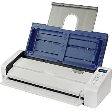Imagem de Scanner portátil de documentos Xerox Duplex, scanner portátil duplo Xerox, azul e branco