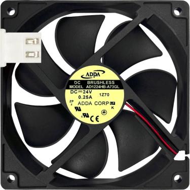 Imagem de Ventilador AD1224UB-A73GL 24V 0.25A 6W 2L 2P 120X25MM A1 - Adda