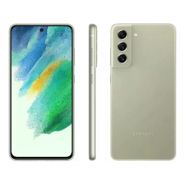 Imagem de Smartphone Samsung Galaxy S21 FE 256GB Verde 5G 8GB RAM Tela 6,4" Câm.