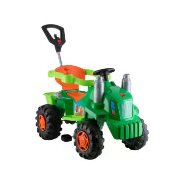 Imagem de Quadriciclo Infantil a Pedal Verde Trator - Bandeirante 1234