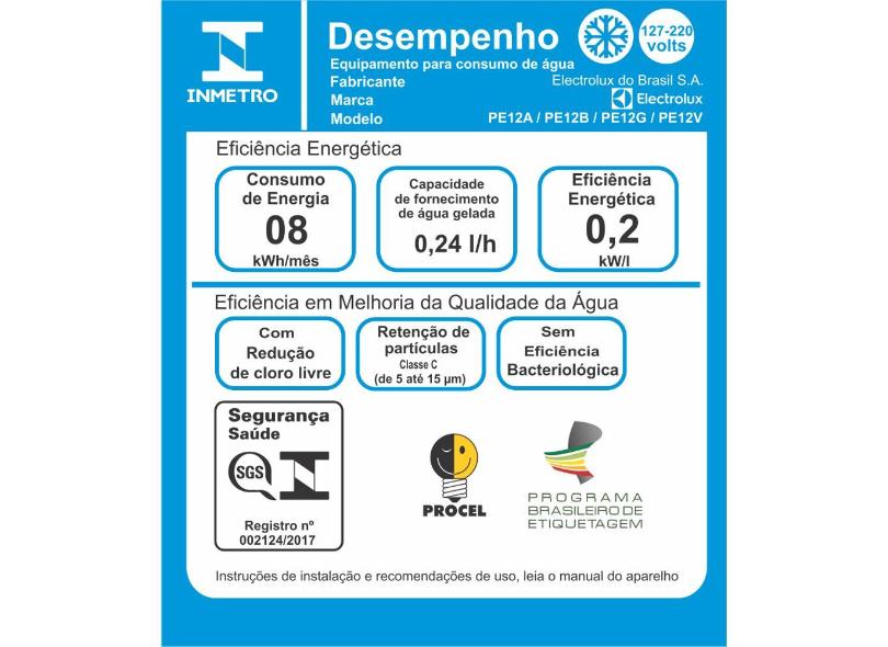 Purificador de Água Electrolux Pure 4x PE12 Imagem 8