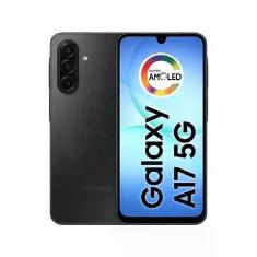 Smartphone Samsung Galaxy A17 5g 256gb - Preto, Ram 8GB, Tela 6.7", Câmera Tripla 50mp + Selfie 13mp Smartphone Samsung Galaxy A17 5g 256gb - Preto, Ram 8GB, Tela 6.7", Câmera Tripla 50mp + Selfie 13mp