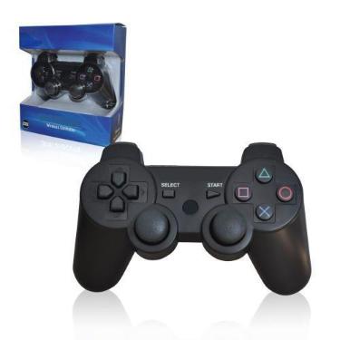 Imagem de Controle Dualshock Compatível Com Playstation 3 Sem Fio Wireless +Cabo