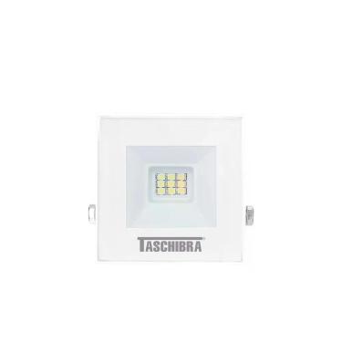 Imagem de Refletor Tr Led 10w Slim Branco - Taschibra 6500k (branca)