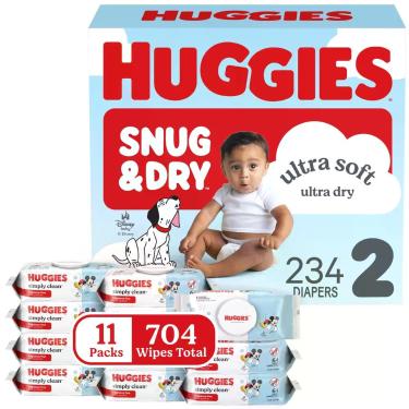 Imagem de Kit Protetor de Incontinência HUGGIES Snug & Dry